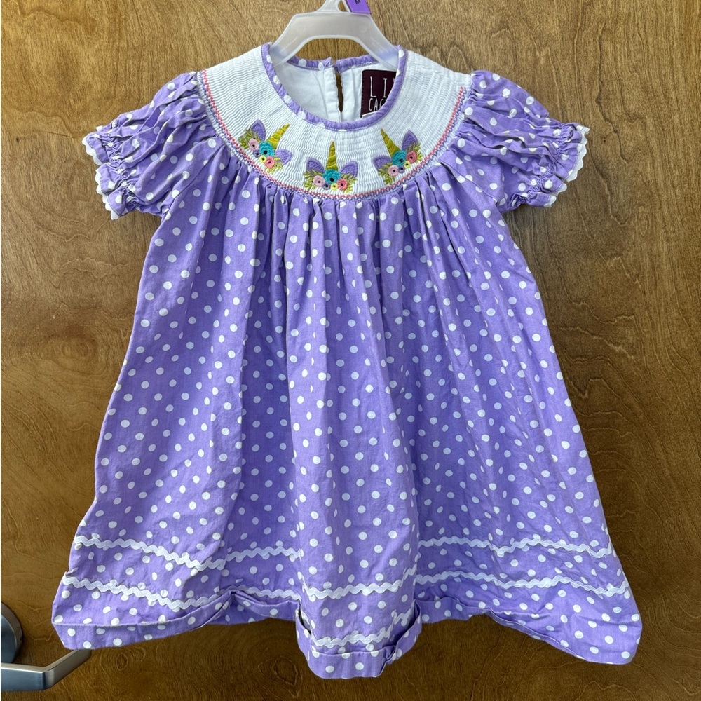 Lil Catcus Unicorn Bishop size 3T